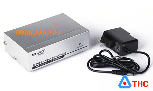 Bộ chia vga 1 ra 2 loại 250 Mhz MT VIKI